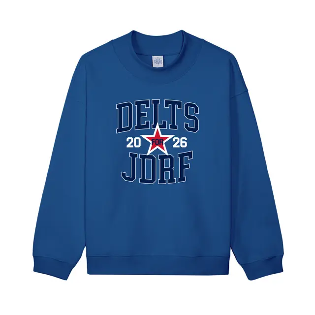 Delta Tau Delta Block Lettering Star Philanthropy Sweater 2