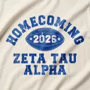 Zeta Tau Alpha Football Graphic Homecoming Crewneck