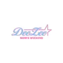 Delta Zeta Script Text with Star Mom's Weekend Shirt