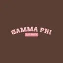 Gamma Phi Beta Heart Text Date Party Shirt
