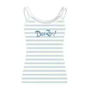 Delta Zeta Striped Blue Script PR Tank 2