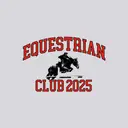 Equestrian Club Bold Rider Graphic PR Crewneck