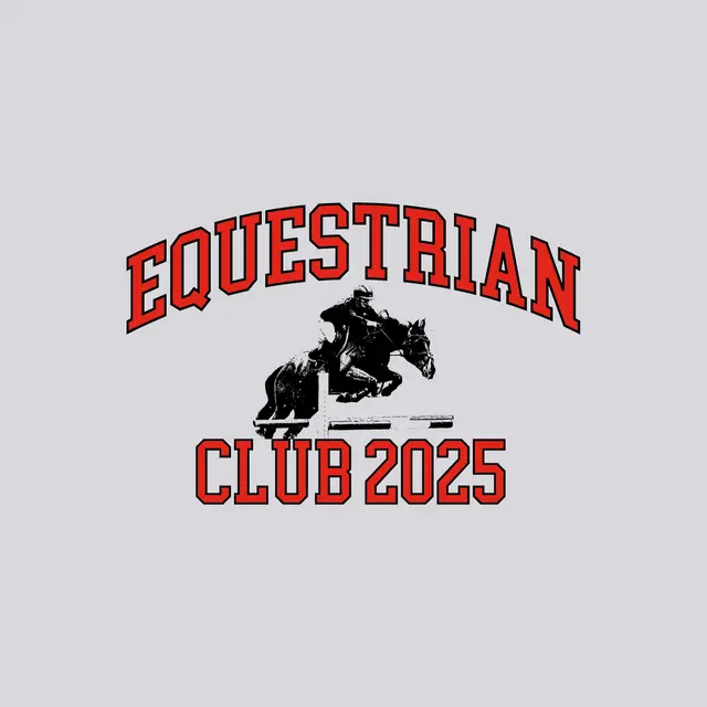 Equestrian Club Bold Rider Graphic PR Crewneck