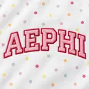 Alpha Epsilon Phi Stacked Block Lettering PR Sweater