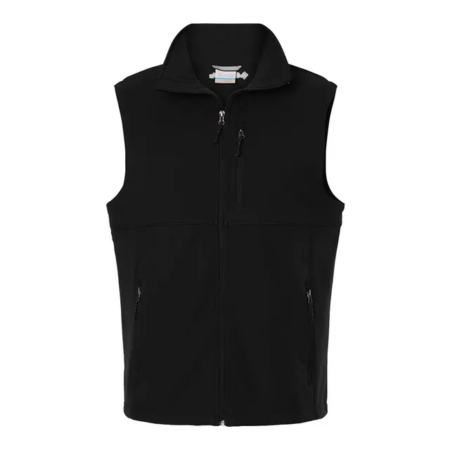 Columbia Men's Ascender™ II Soft Shell Vest Black Front