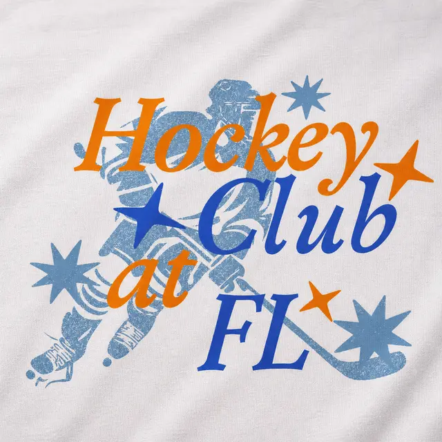 Hockey Club Dynamic Skater Illustration PR Sweater