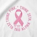 Zeta Tau Alpha Pink Ribbon Philanthropy Sweater