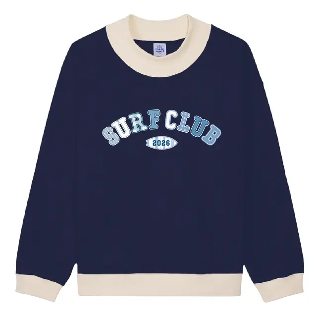 Surf Club Patchwork Lettering PR Sweater 2