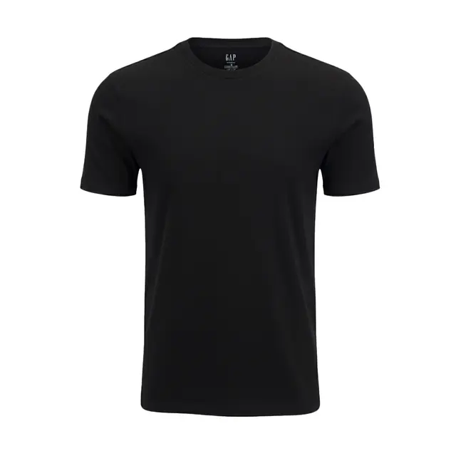 GAP 100% Cotton Classic T-Shirt gap440775 Black Front