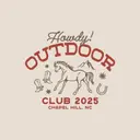 Outdoor Club Horse Illustration PR Shirt