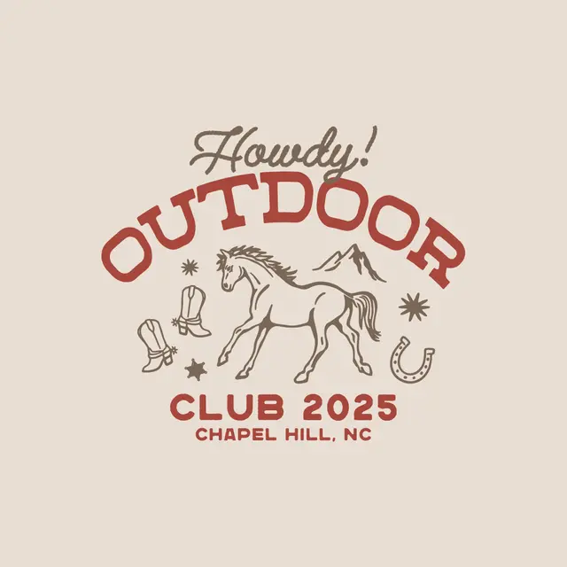 Outdoor Club Horse Illustration PR Shirt