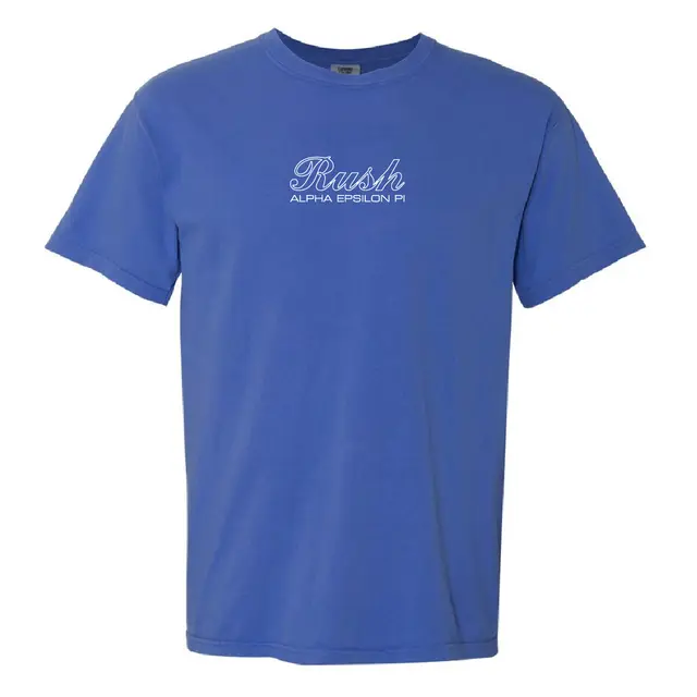 Alpha Epsilon Pi Elegant Script Rush Shirt 2