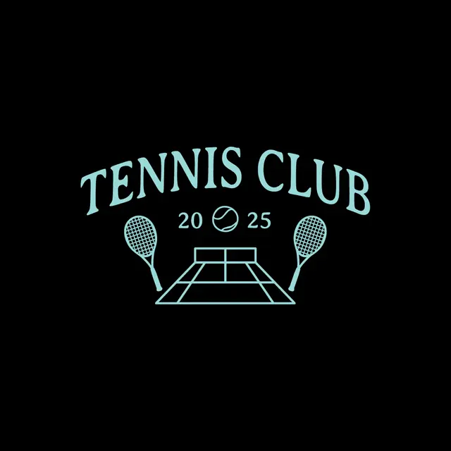 Tennis Club Racket and Court PR Hoodie 2