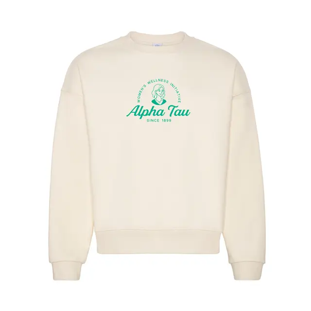 Alpha Sigma Tau Woman Illustration Philanthropy Sweater 2