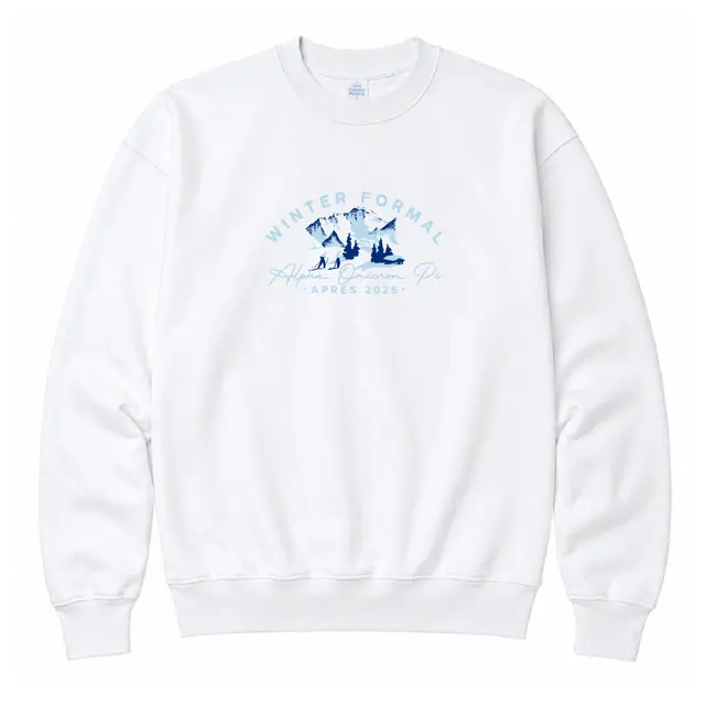 Alpha Omicron Pi Mountain Scene Formal Sweater 2