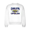 Delta Upsilon Retro Cassette Graphic Date Party Crewneck 2