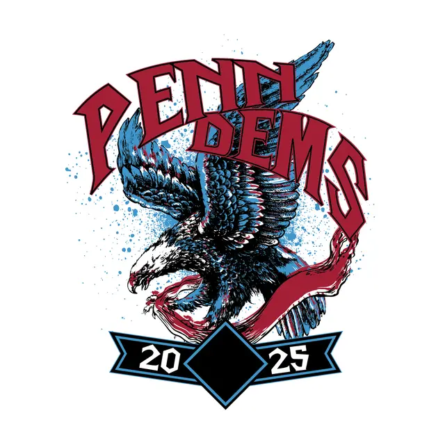 Penn Dems Eagle Art Game Day Hoodie