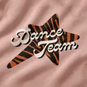 Dance Team Tiger Striped Star Graphic PR Shirt