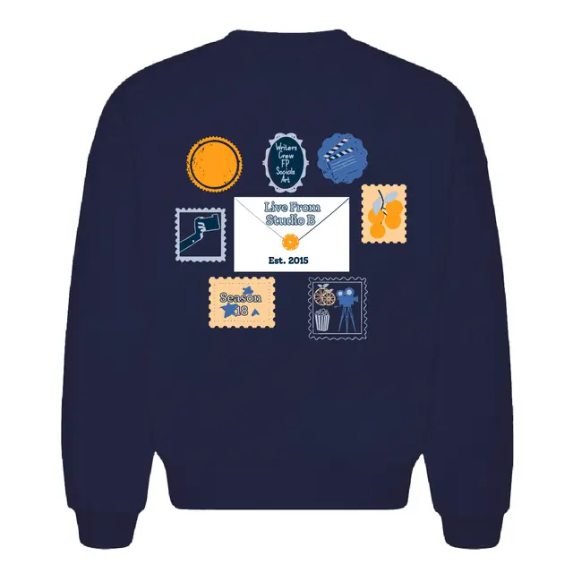 Writers Crew Stamps and Studio B PR Crewneck 2