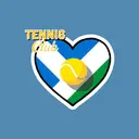 Tennis Club Flat Illustration on Heart PR Jersey