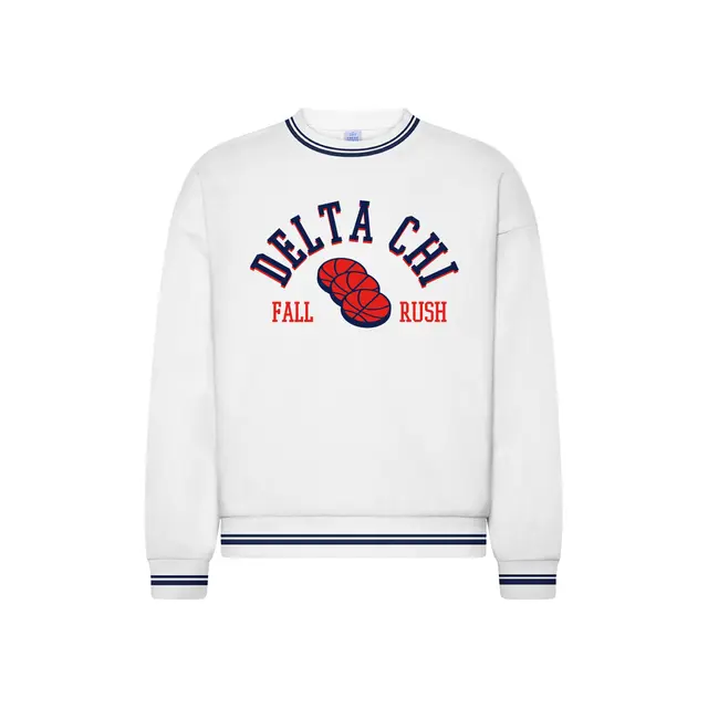 Delta Chi Basketball Graphic Rush Crewneck 2