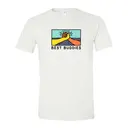 Best Buddies Colorful Handshake Illustration PR Shirt 2