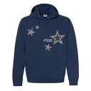 Zeta Tau Alpha Leopard Pattern Stars Formal Hoodie 2