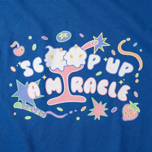 Dance Marathon Colorful Ice Cream Graphic PR Shirt
