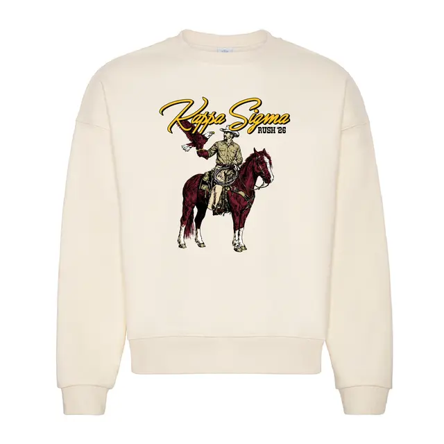 Kappa Sigma Cowboy Illustration Rush Sweater 2