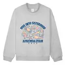 Alpha Omega Epsilon Seaside Shells Illustration Sweater 2