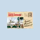 Kappa Kappa Gamma Santa Catalina Postcard Parent's Weekend Shirt