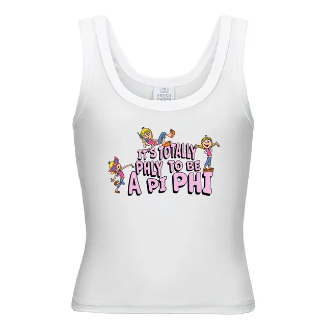 Pi Beta Phi Playful Cartoon Characters PR Tank 2