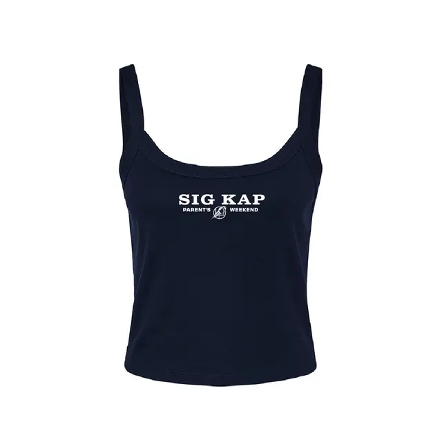 Sigma Kappa Bold Lettering with Football Graphic Parent's Weekend Tank 2