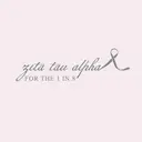 Zeta Tau Alpha Script and Ribbon Philanthropy Tank