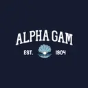 Alpha Gamma Delta Clam with Pearl Collegiate Graphic PR Shirt
