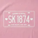 Sigma Kappa Vintage License Plate PR Tank