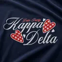 Kappa Delta Checker Heart Date Party Tank