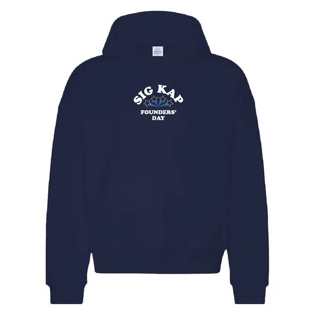 Sigma Kappa Stars and Arch Text Founder's Day Hoodie 2