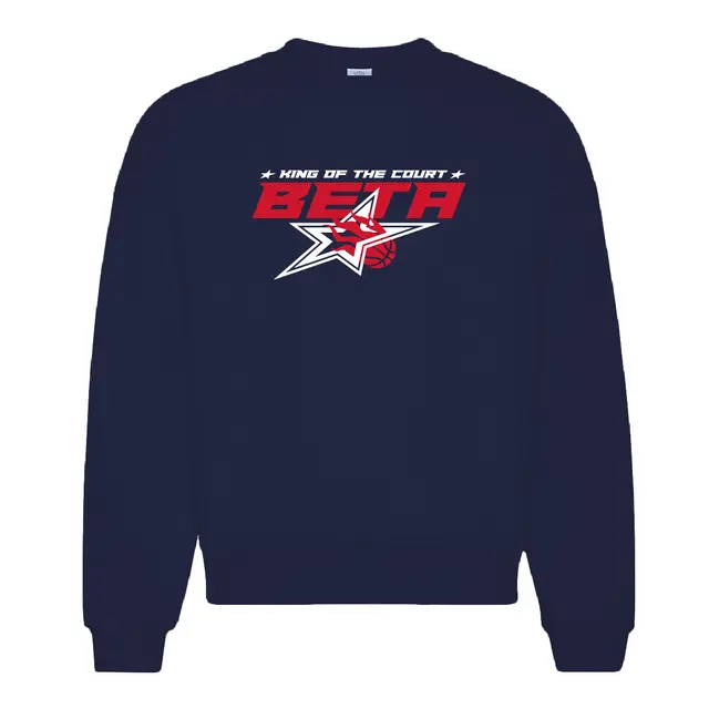 Beta Attention Grabbing Star Graphic Game Day Crewneck 2