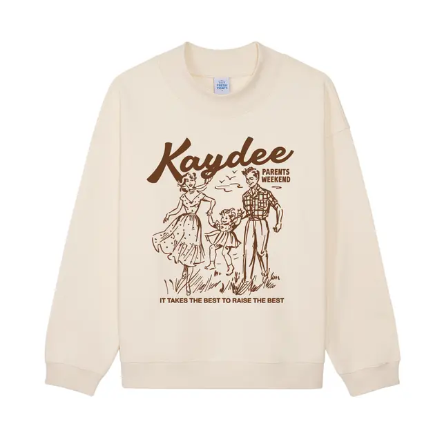 Kappa Delta Hand Drawn Family Illustration Parents Weekend Sweater 2