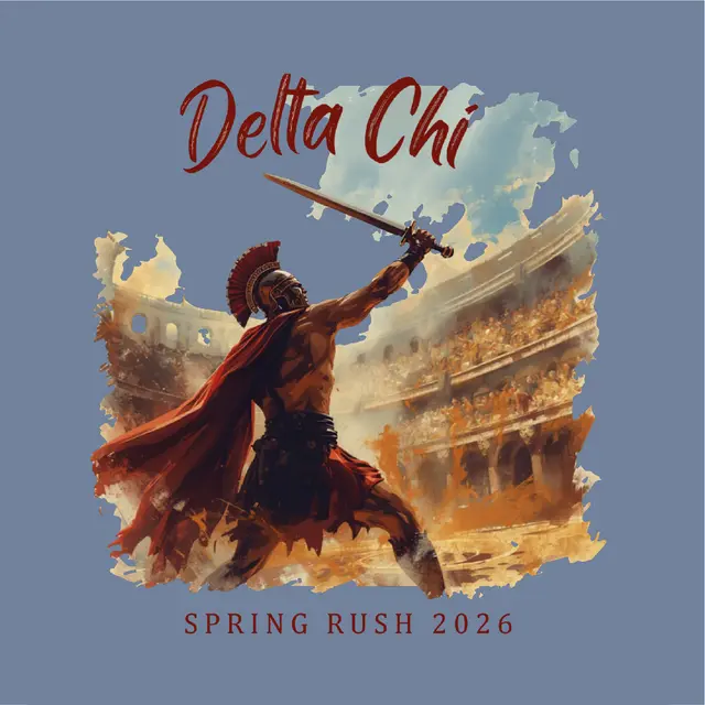 Delta Chi Gladiator Battle Rush Shirt