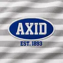Alpha Xi Delta Striped Text PR Sweater