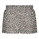 Fresh Prints FP107 Leopard Print Shorts Mocha Front