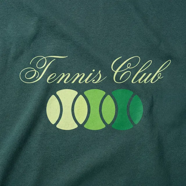 Tennis Club Flowing Script Tennis Balls PR Sweater
