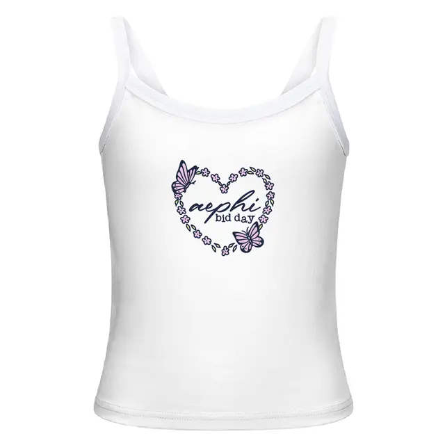 Alpha Epsilon Phi Butterfly Heart Bid Day Tank 2
