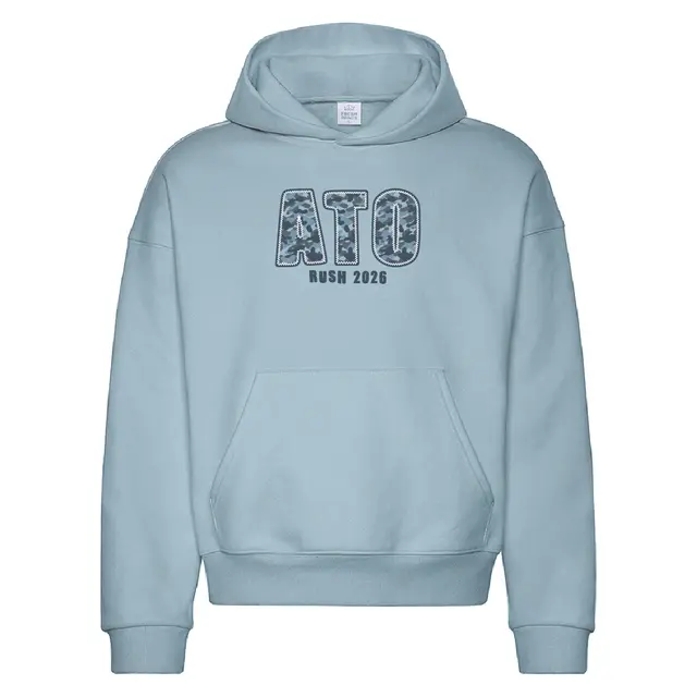 Alpha Tau Omega Camo Patchwork Rush Hoodie 2