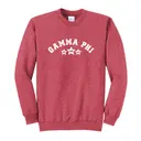 Gamma Phi Beta Bold Star Text Big Little Reveal Crewneck 2