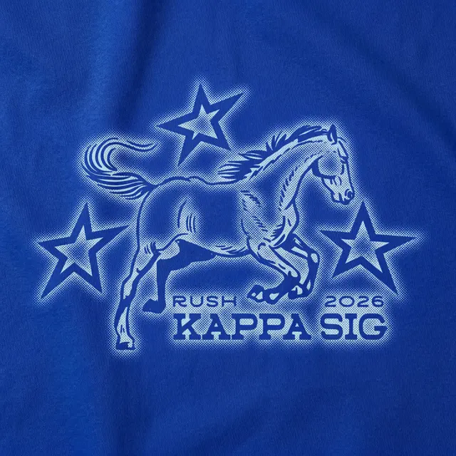 Kappa Sigma Galloping Horse Star Rush Shirt