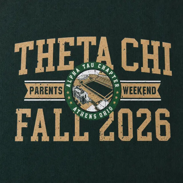 Theta Chi Block Lettering Parents Weekend Sweater