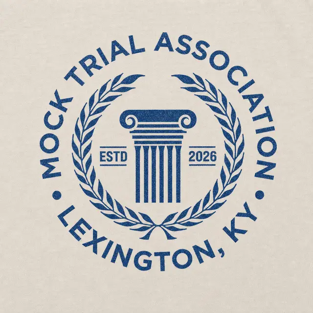 Mock Trial Association Classic Column Graphic PR Shirt